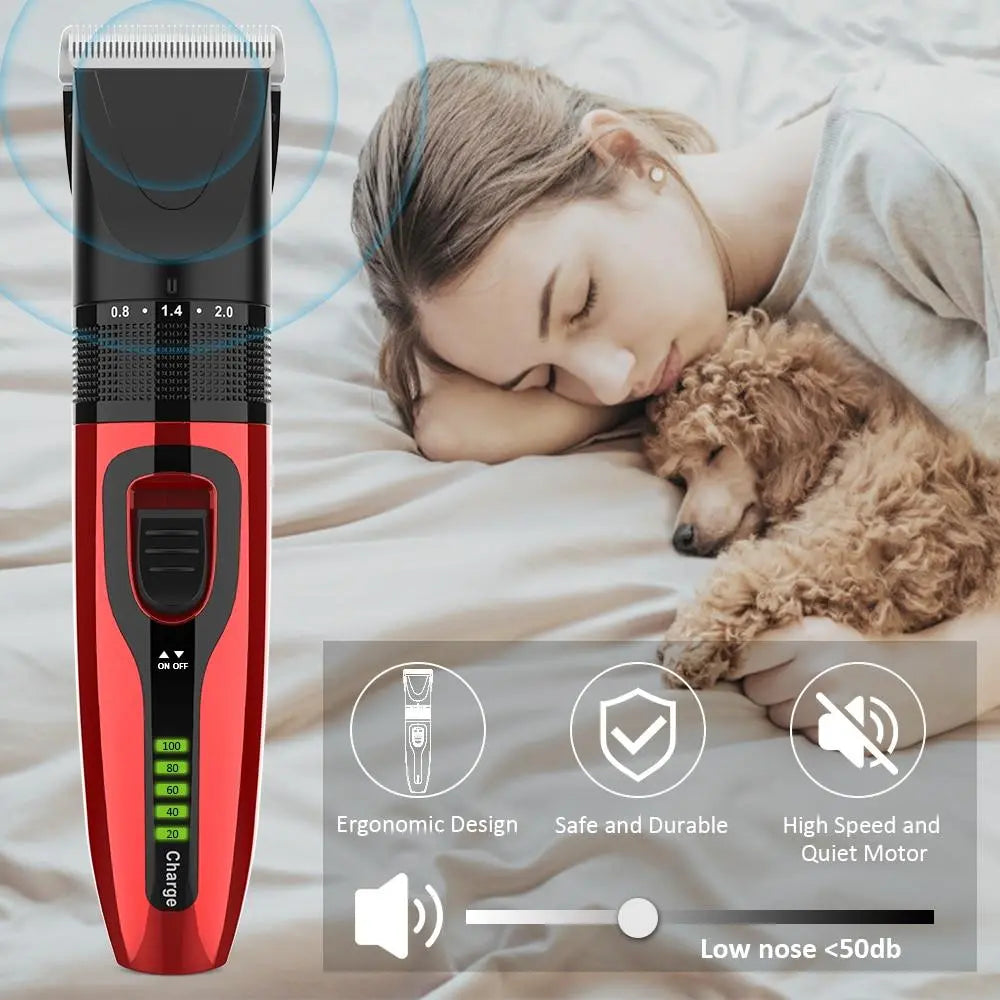 Pet Grooming Clippers Kit With Scissor And Comb - GLR SHOPPING