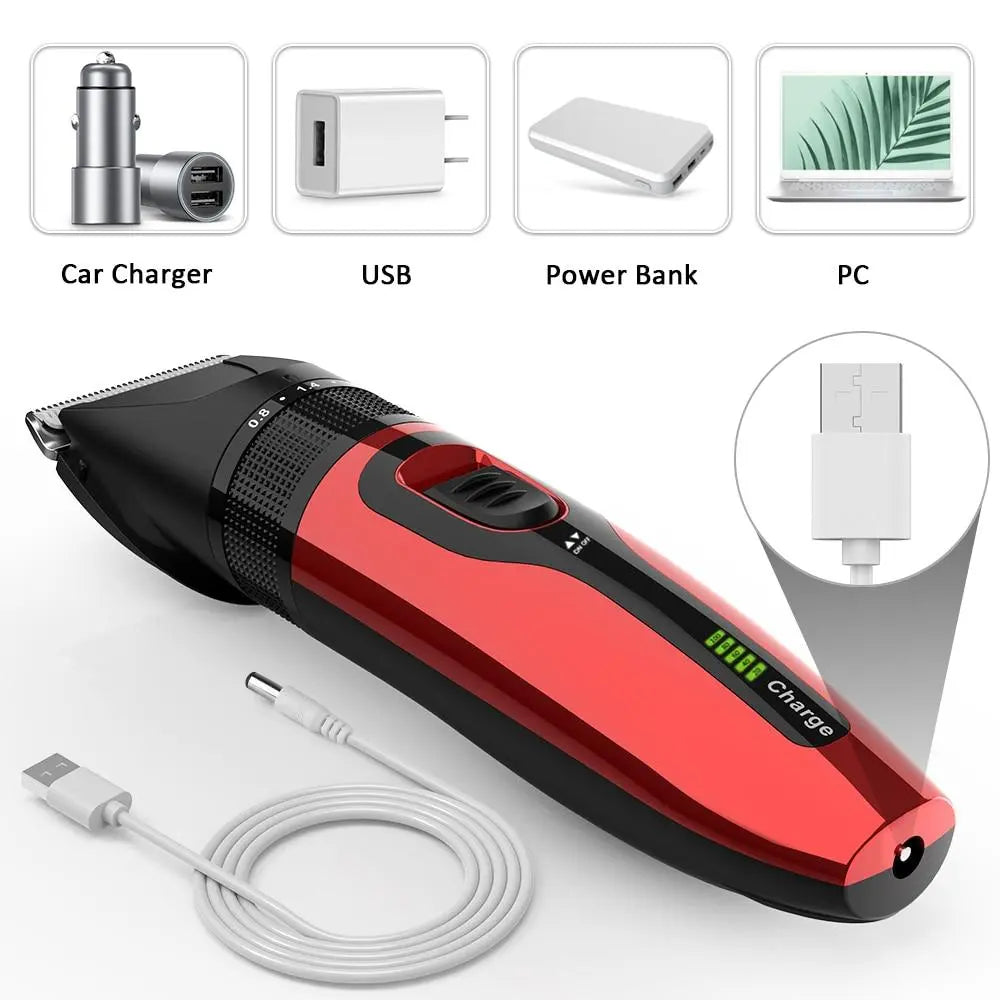 Pet Grooming Clippers Kit With Scissor And Comb - GLR SHOPPING