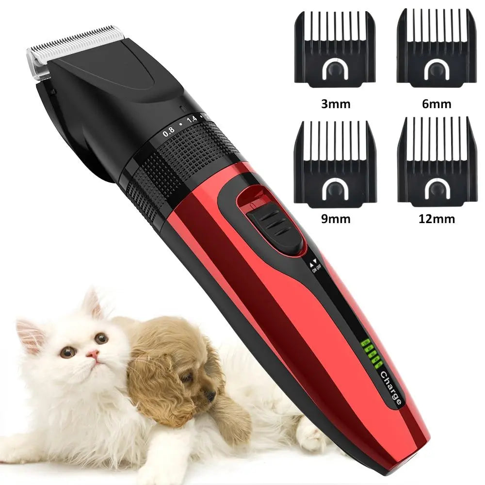 Pet Grooming Clippers Kit With Scissor And Comb - GLR SHOPPING