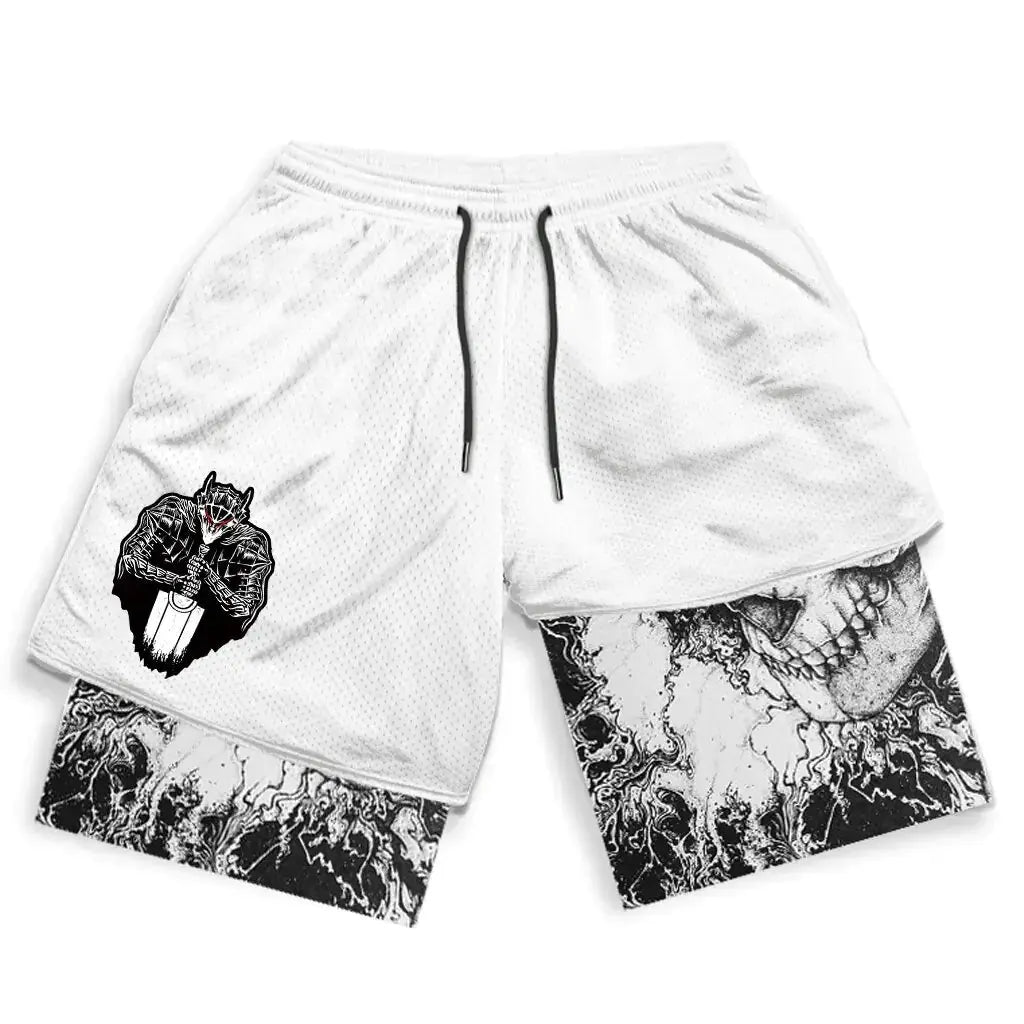 2 in-1 Compression Shorts for Men - GLR SHOPPING
