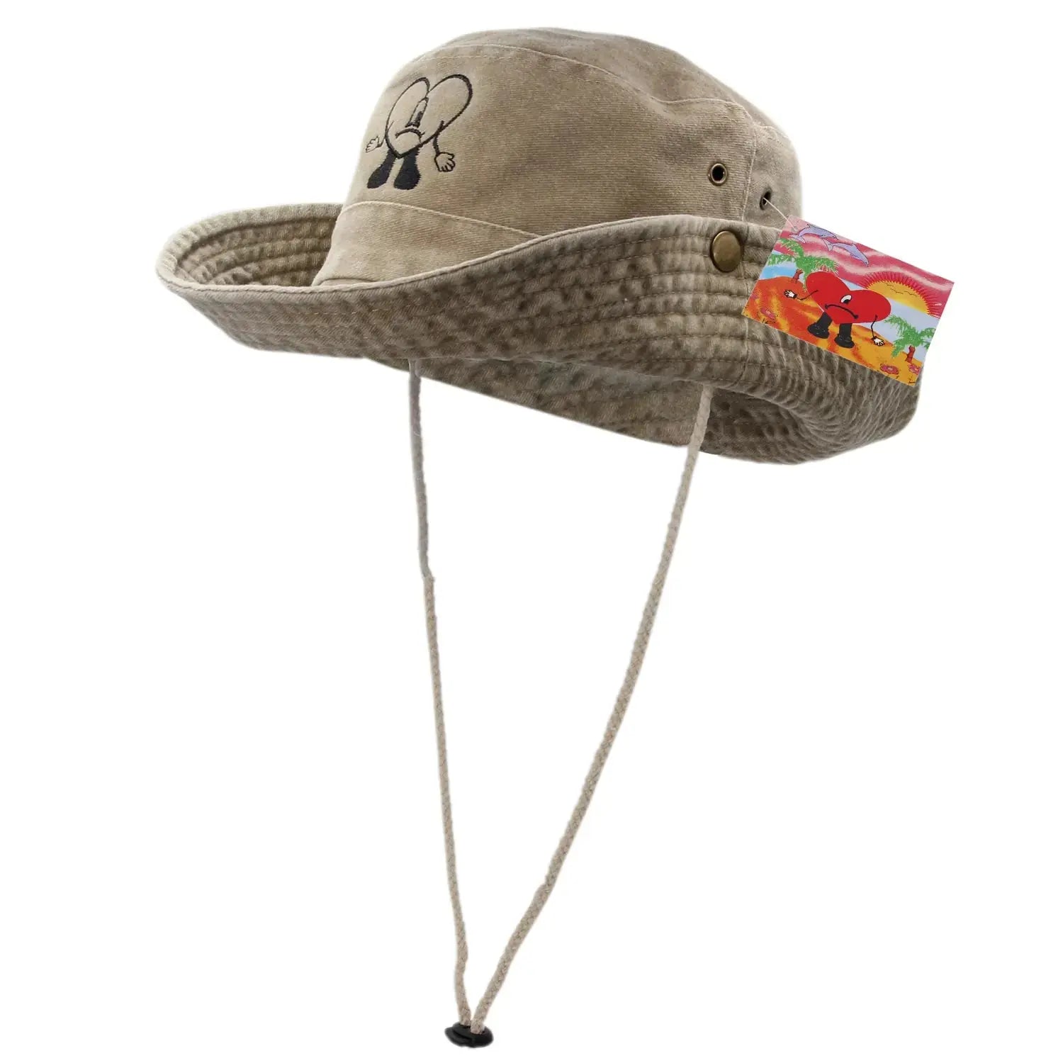 Foldable Cotton Embroidered Bucket Hat GLR SHOPPING