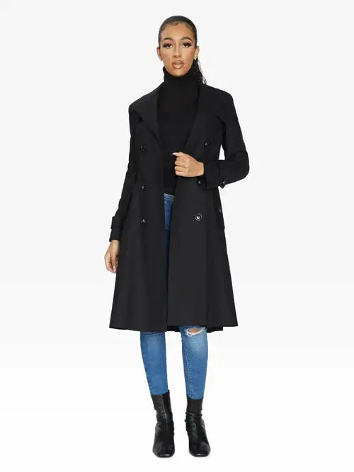 Spring/Summer Double Breasted Trench Mac Coat (1201-SP) - GLR SHOPPING