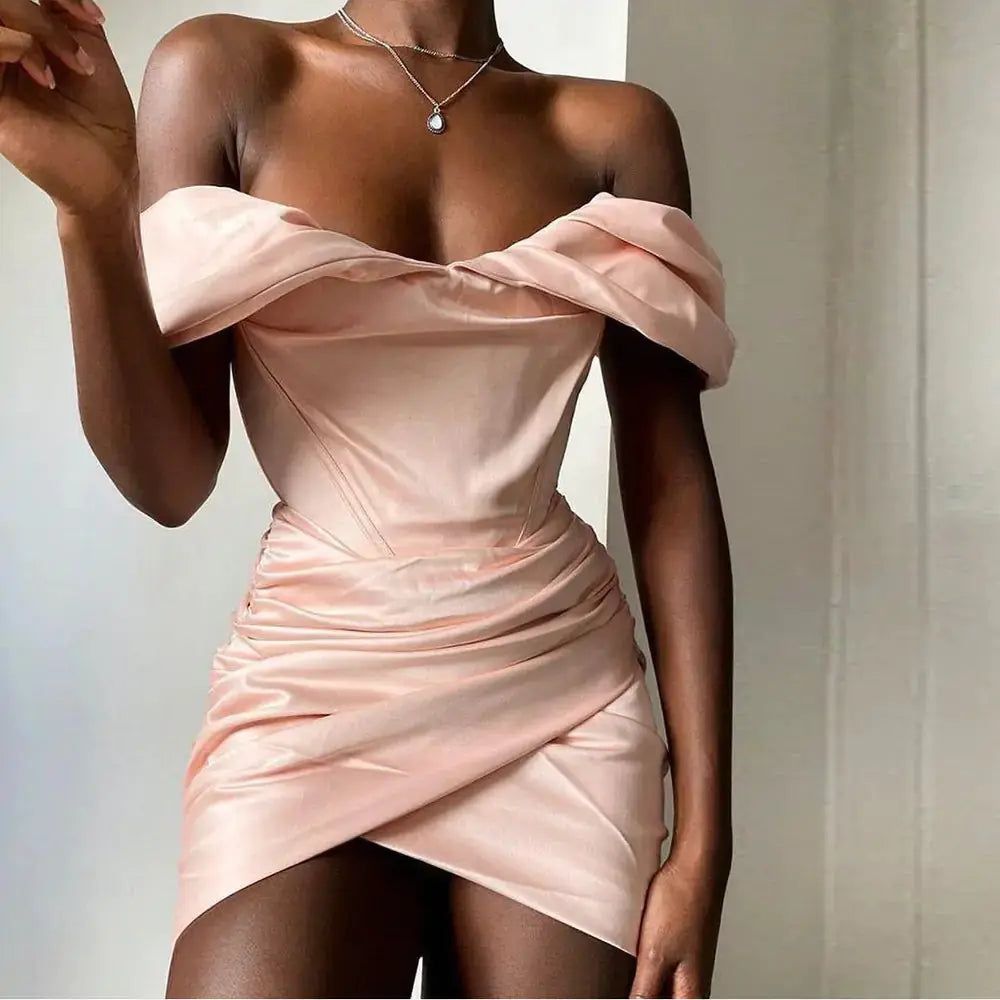 Cryptographic Satin Ruched Corset - GLR SHOPPING