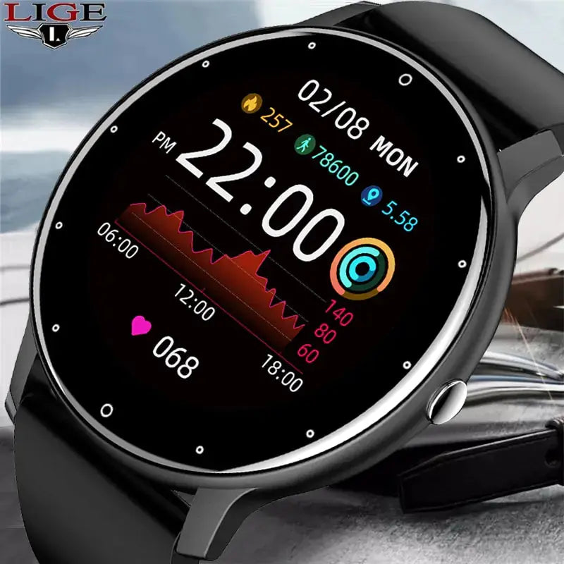 Full Touch Screen Sport Fitness Watch - GLR SHOPPING