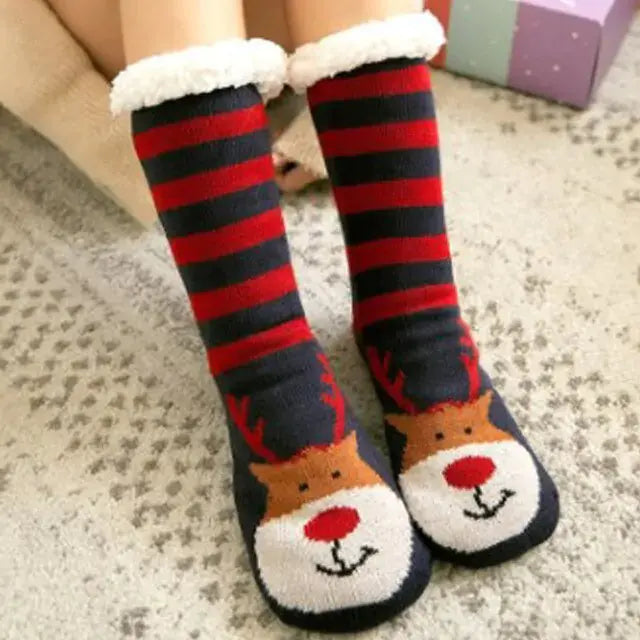 Women's Fuzzy Slipper Socks GLR SHOPPING