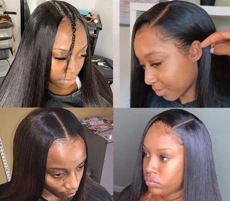 Short Bob U Part Wig Human Hair Straight Brazilian Remy Glueless Wigs - GLR SHOPPING