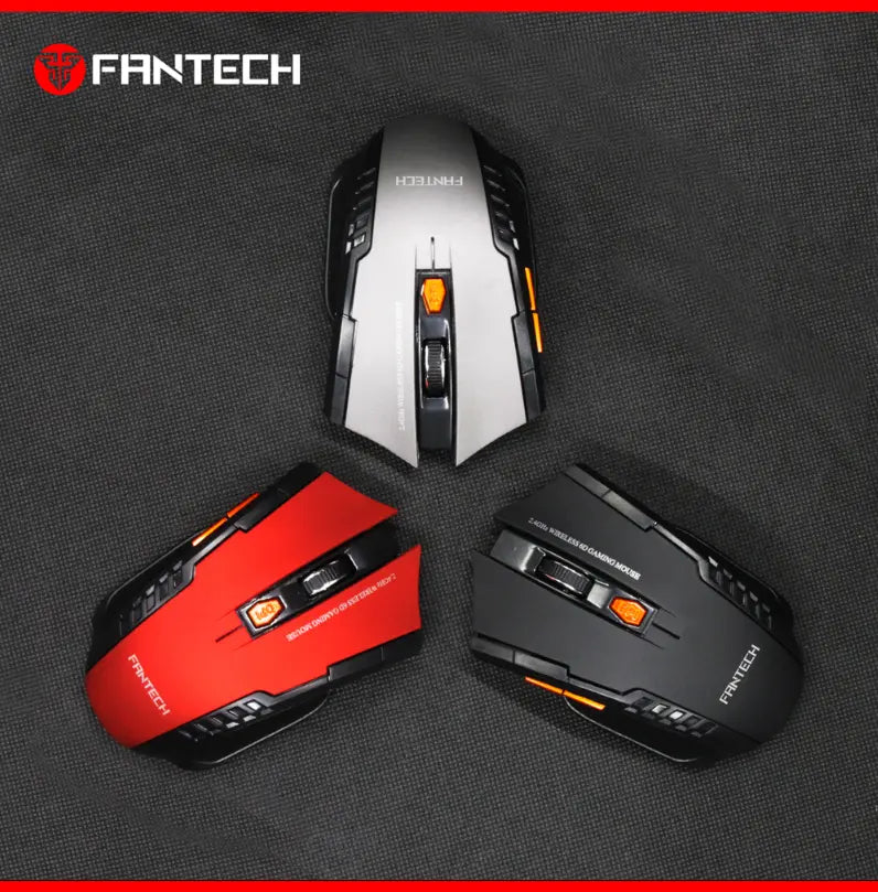 DELETE THIS SKU - Fantech W4 Raigor Wireless Gaming Mouse Red Ultramarine Dione