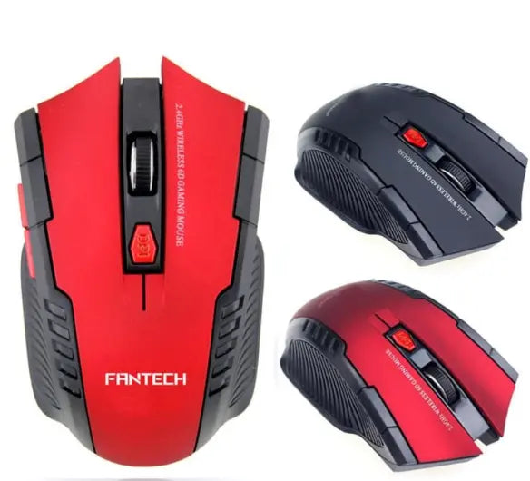 DELETE THIS SKU - Fantech W4 Raigor Wireless Gaming Mouse Red Ultramarine Dione