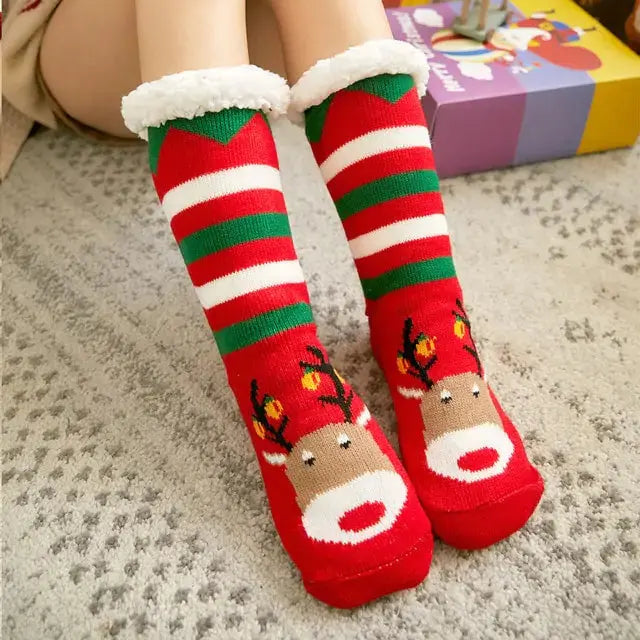 Women's Fuzzy Slipper Socks GLR SHOPPING