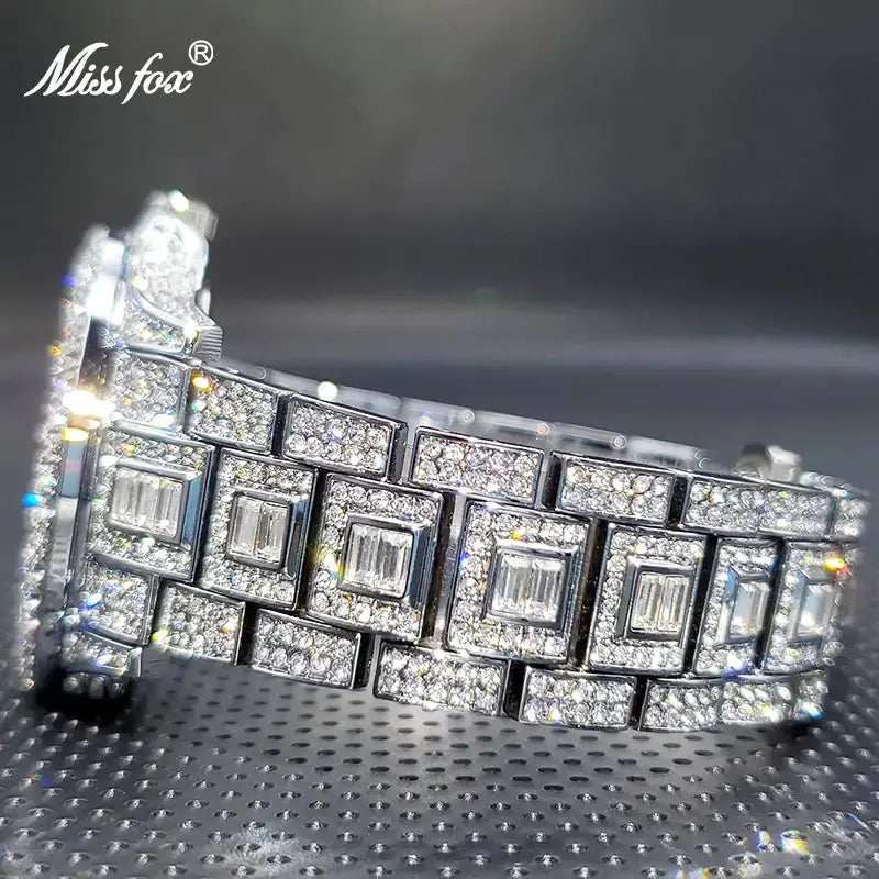Masculino Diamond Quartz Watches - GLR SHOPPING