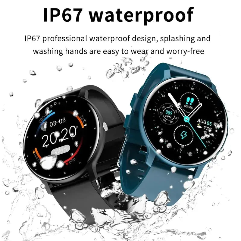 Full Touch Screen Sport Fitness Watch - GLR SHOPPING