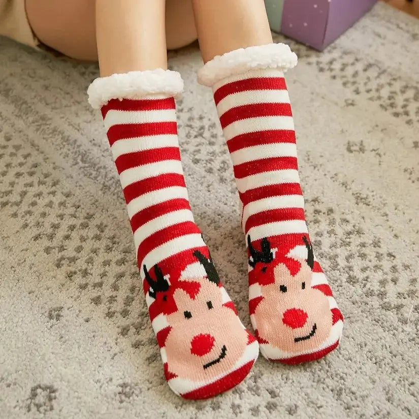 Women's Fuzzy Slipper Socks GLR SHOPPING