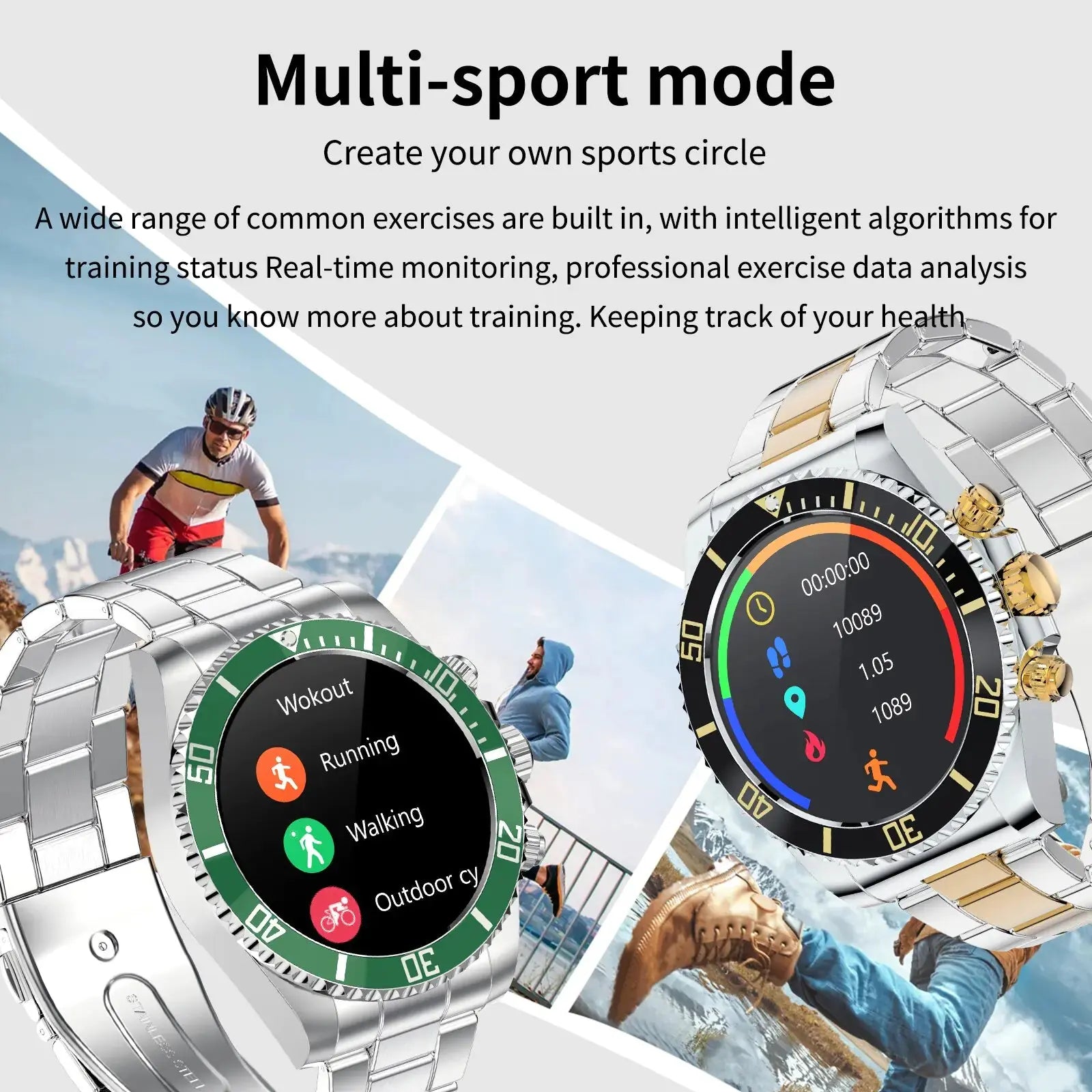 Men's Smart Watch Bluetooth Call Message Display - GLR SHOPPING